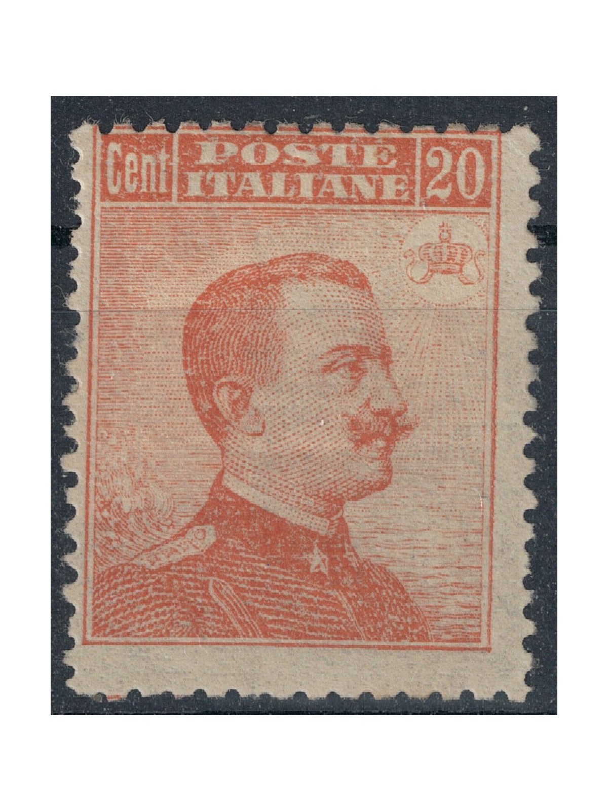 ITALIA REGNO 1916 Michetti 20c arancio MH*