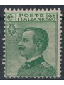 ITALIA REGNO 1927 Michetti 25c verde MH*