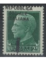 ITALY RSI 1944 Variety 25c Imperial (overlay fort moved) MNH**