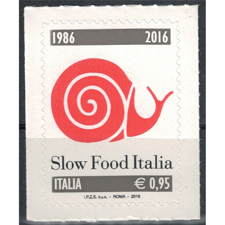 ITALY 2016 Slow food Italy MNH**