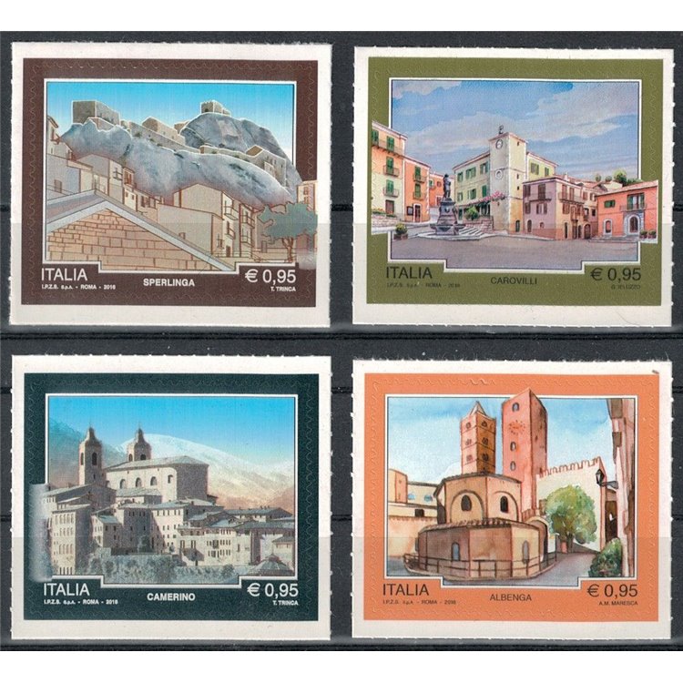 ITALY 2016 Tourism 4v MNH**