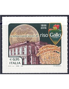 ITALIA 2016 Riso Gallo MNH**