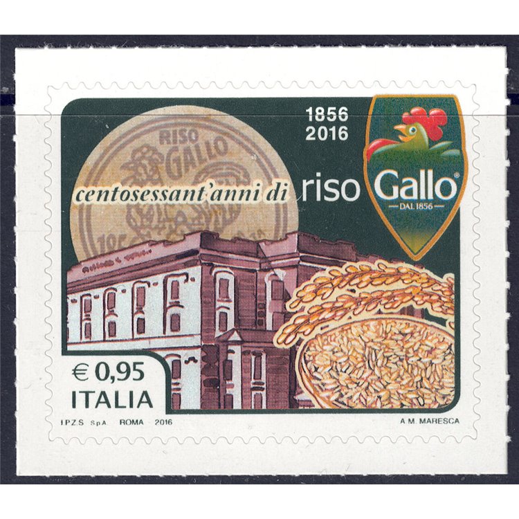 ITALIA 2016 Riso Gallo MNH**