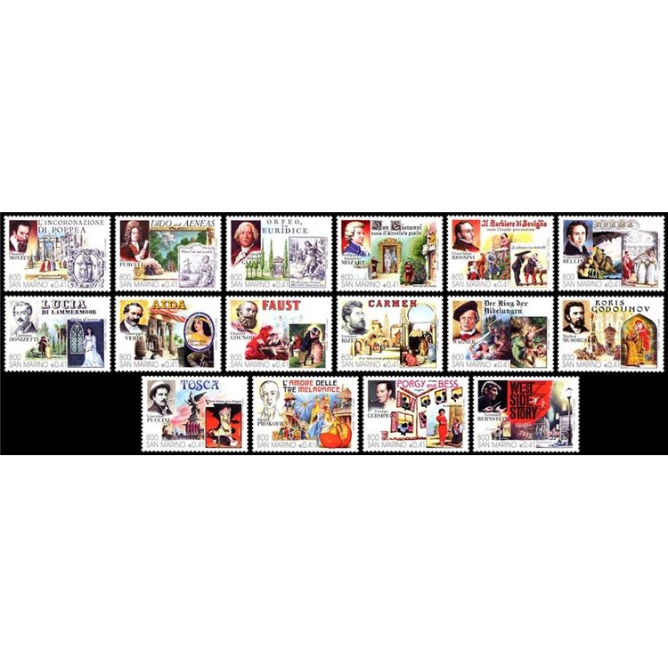 SAN MARINO 1999 Four centuries of work 16v MNH**