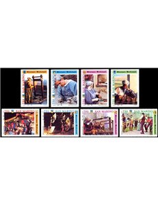 SAN MARINO 1996 Medieval Days 8v MNH**