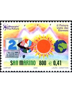 SAN MARINO 2000 The Future of Stamps MNH**