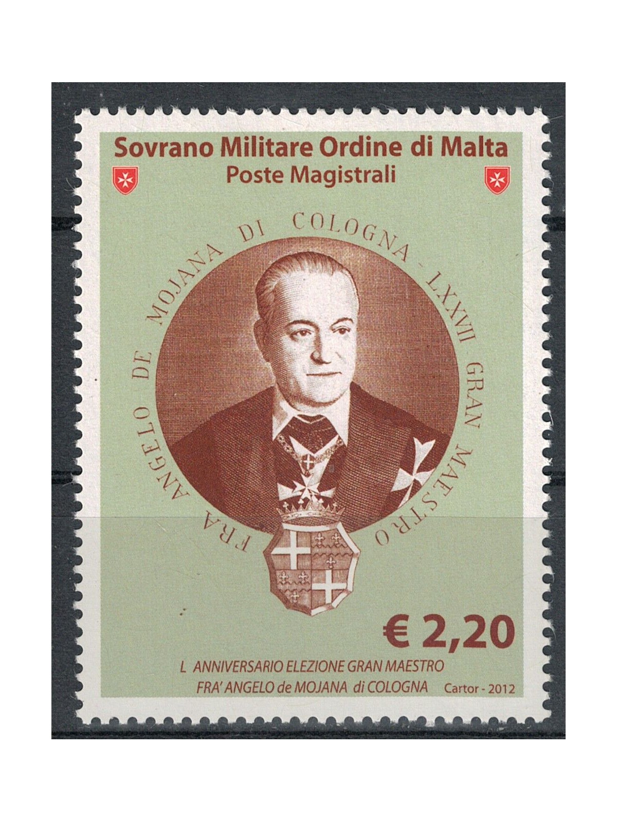SMOM 2012 Fra' Angelo de Mojana MNH**