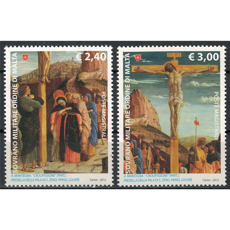 SMOM 2012 Masters of Painting 2v MNH**