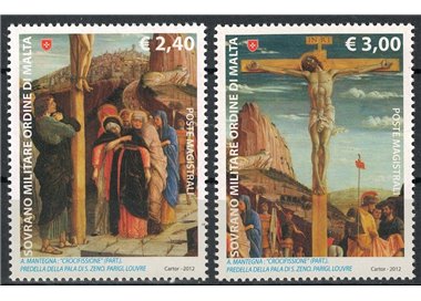 SMOM 2012 Masters of Painting 2v MNH**