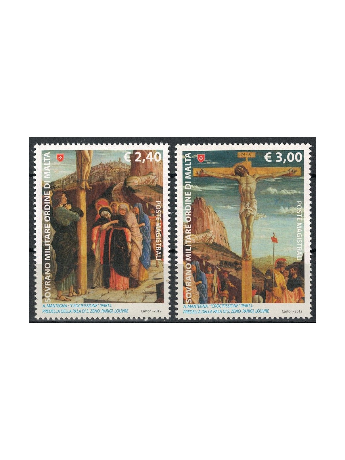 SMOM 2012 Masters of Painting 2v MNH**
