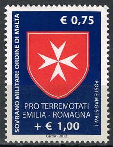 SMOM 2012 Pro terremotati dell'Emilia Romagna MNH**