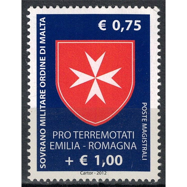 SMOM 2012 Pro earthquake victims of Emilia Romagna MNH**