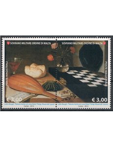 SMOM 2012 Nature morte 2v MNH**