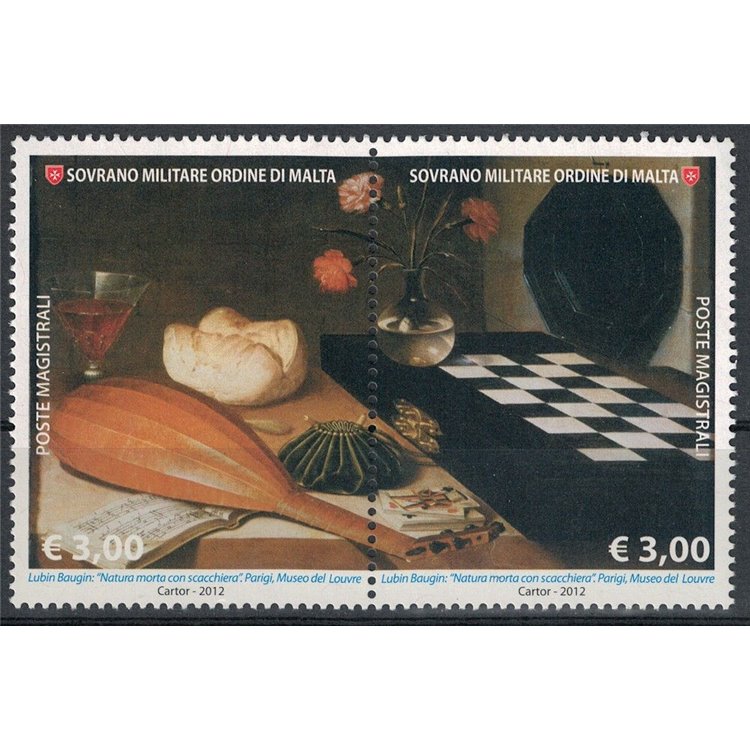 SMOM 2012 Still lifes 2v MNH**