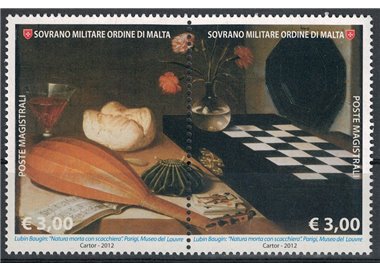 SMOM 2012 Nature morte 2v MNH**
