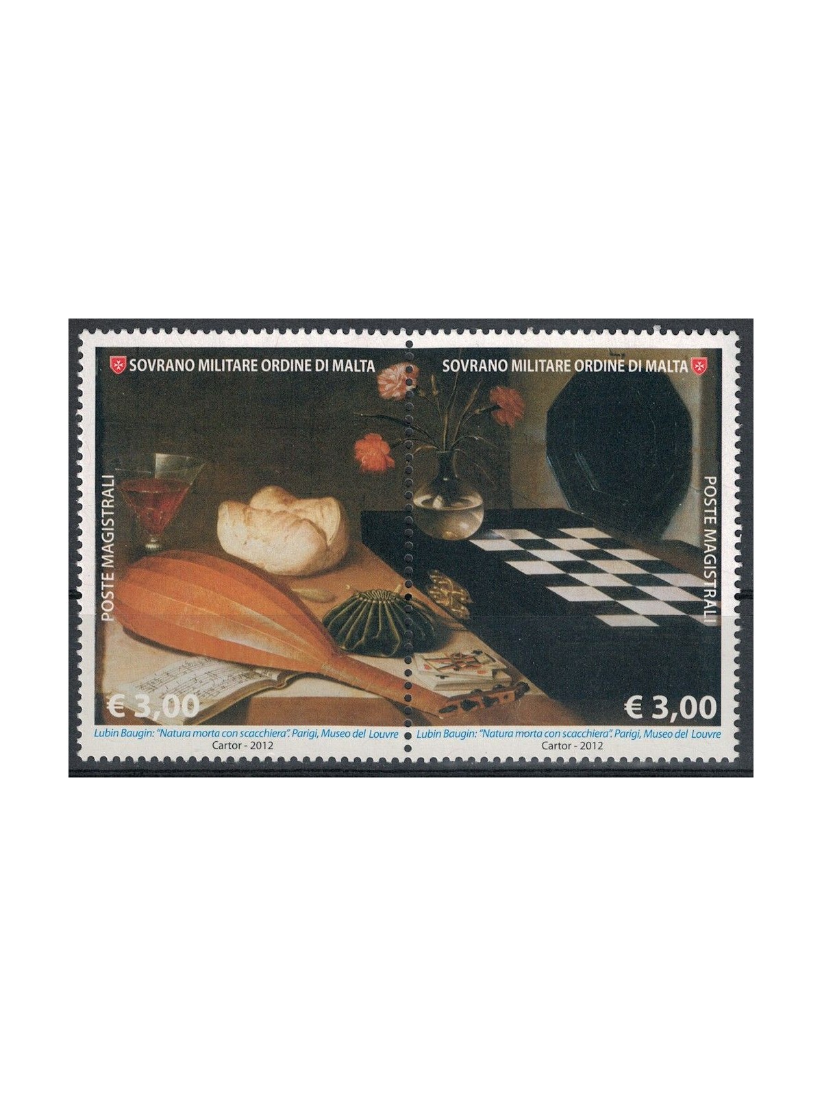 SMOM 2012 Still lifes 2v MNH**
