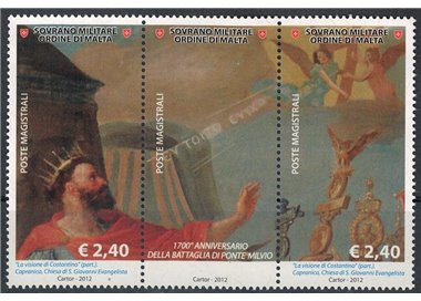 SMOM 2012 Battle of Ponte Milvio 2v MNH**