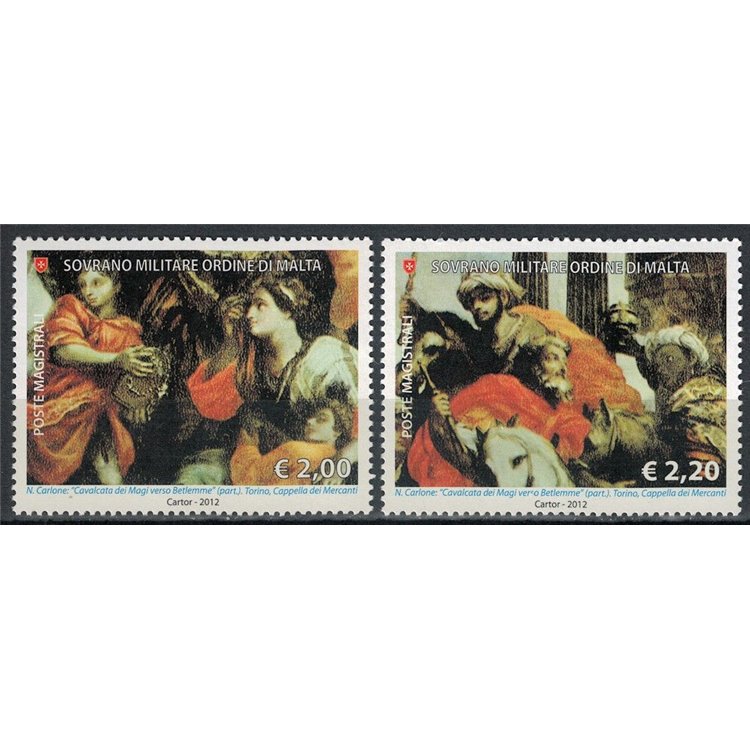 SMOM 2012 Iconography of the Three Kings 2v MNH**