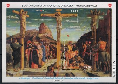 SMOM 2012 Maestri della pittura BF MNH**