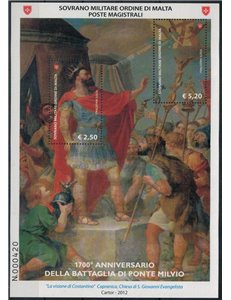 SMOM 2012 Battaglia di Ponte Milvio BF MNH**