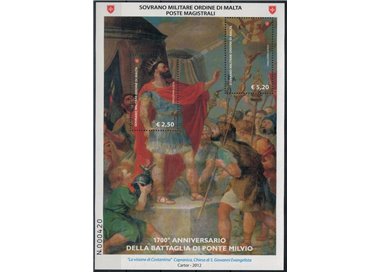 SMOM 2012 Battaglia di Ponte Milvio BF MNH**