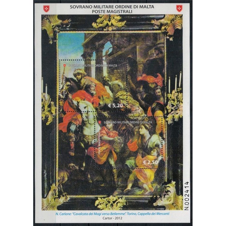 SMOM 2012 Iconography of the Three Kings s/s MNH**