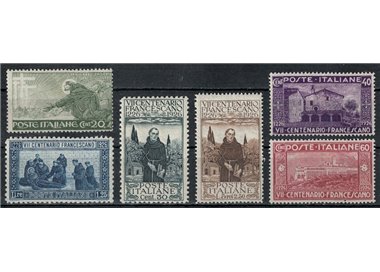 ITALIA REGNO 1926 San Francesco 6v MH*