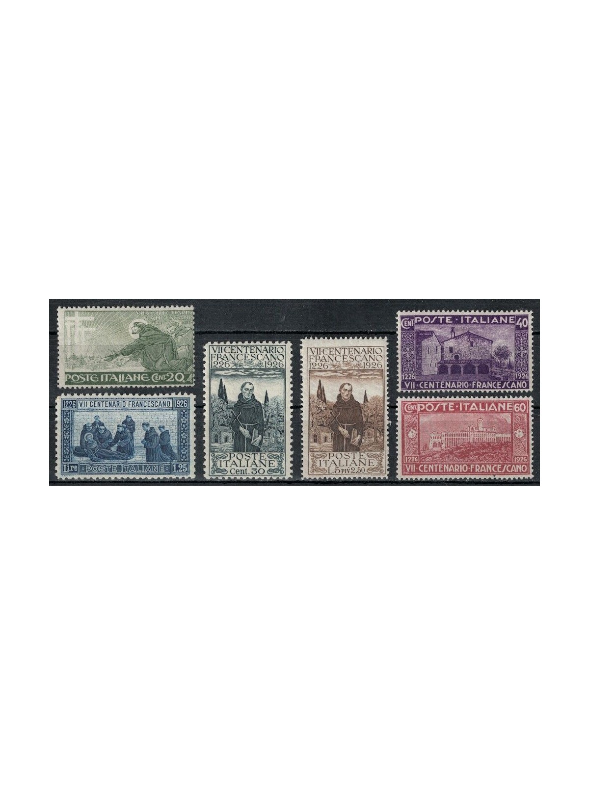 ITALIA REGNO 1926 San Francesco 6v MH*