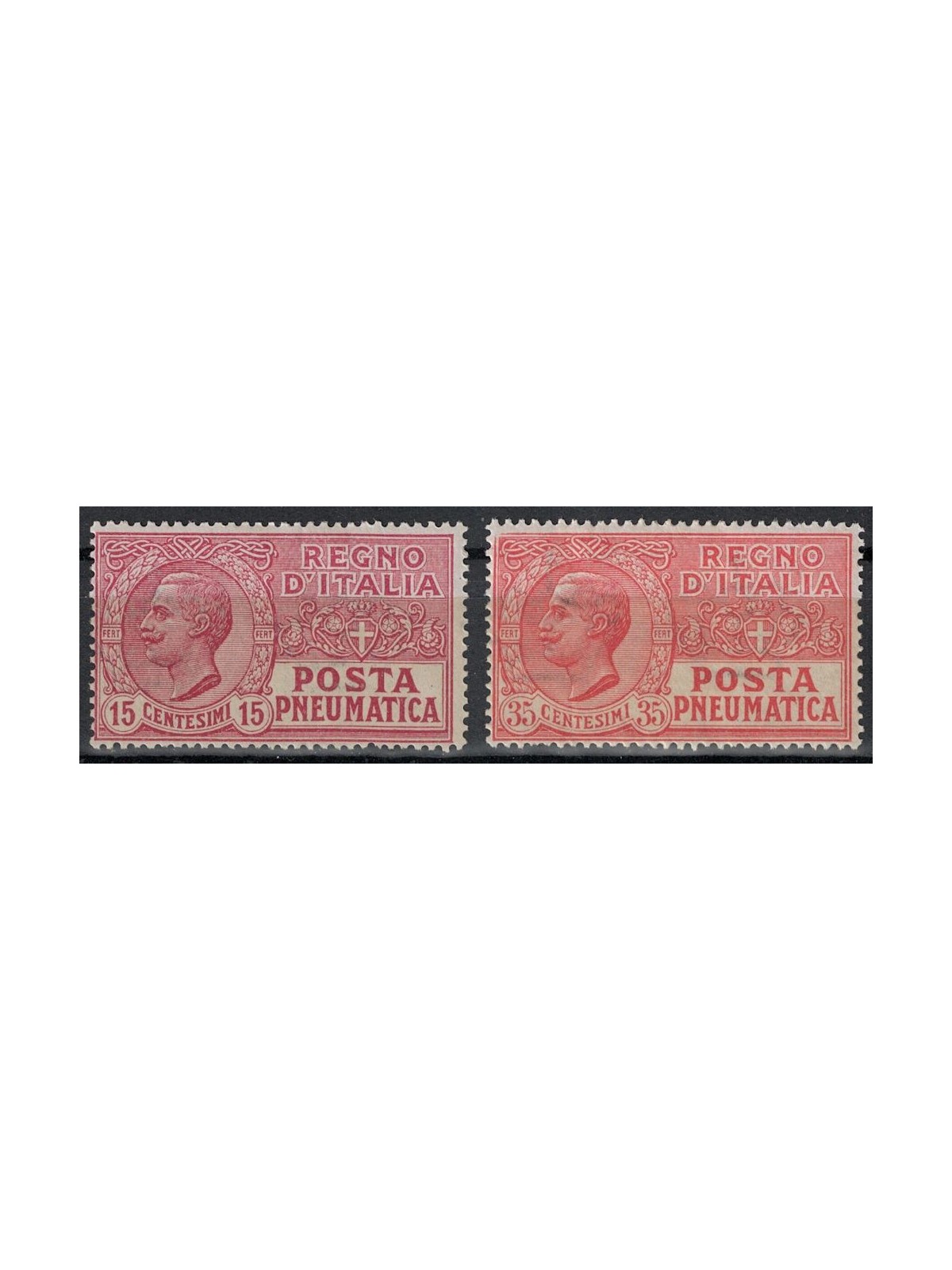 ITALY KINGDOM 1927-28 Pneumatic Mail 2v MH*