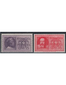 ITALIA REGNO 1933 Posta Pneumatica 2v MH*