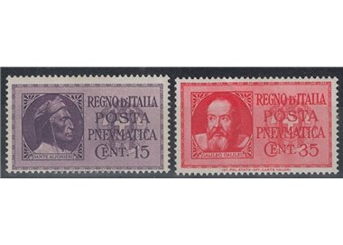 ITALIA REGNO 1933 Posta Pneumatica 2v MH*