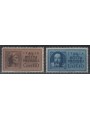 ITALY LIEUTENANCY 1945 Dante and Galileo, pneumatic post 2v MH*