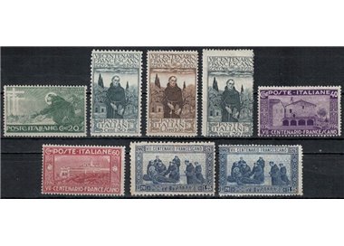 ITALY KINGDOM 1926 San Francesco 8v MH*