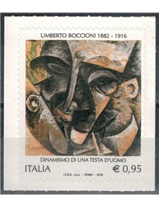 ITALY 2016 Umberto Boccioni MNH**