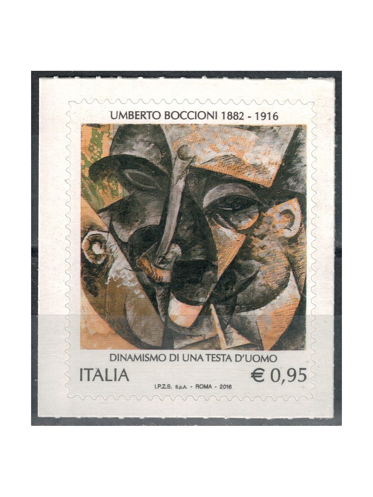 ITALIA 2016 Umberto Boccioni MNH**