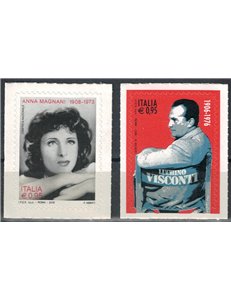 ITALY 2016 Anna Magnani and Luchino Visconti 2v MNH**