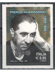 ITALY 2016 Piero Calamandrei MNH**