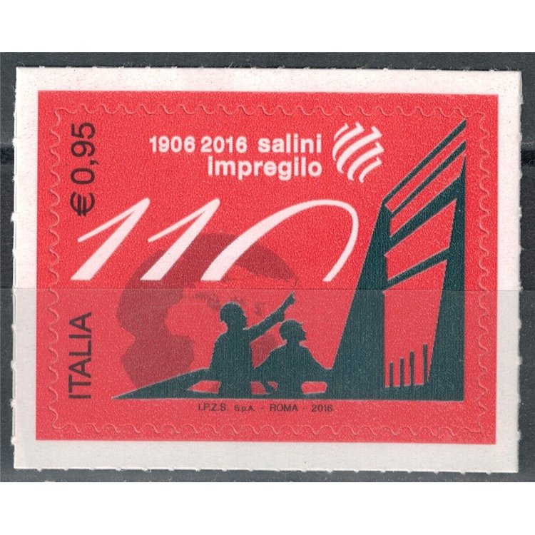ITALY 2016 Salini Impreglio MNH**