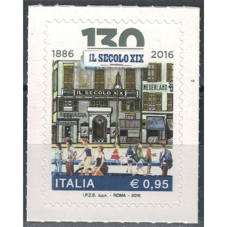 ITALY 2016 The 19th Century MNH**