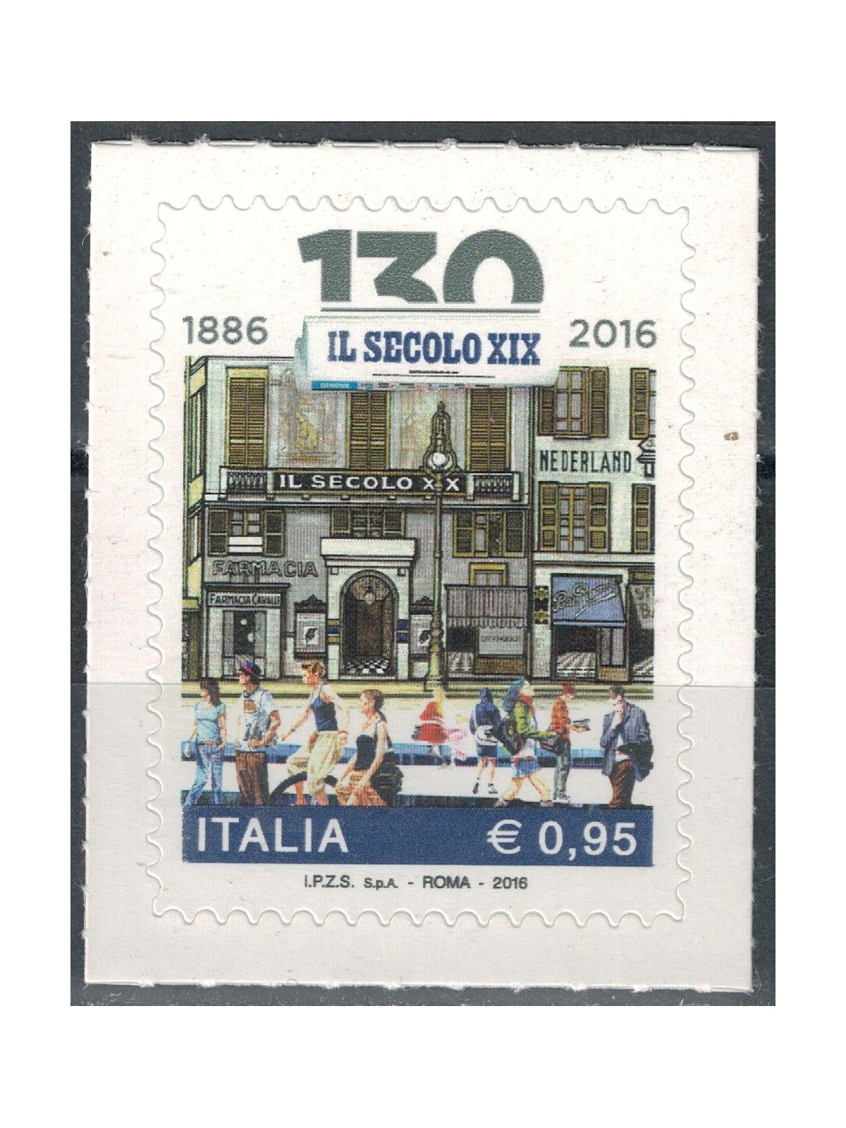 ITALIA 2016 Il Secolo XIX MNH**