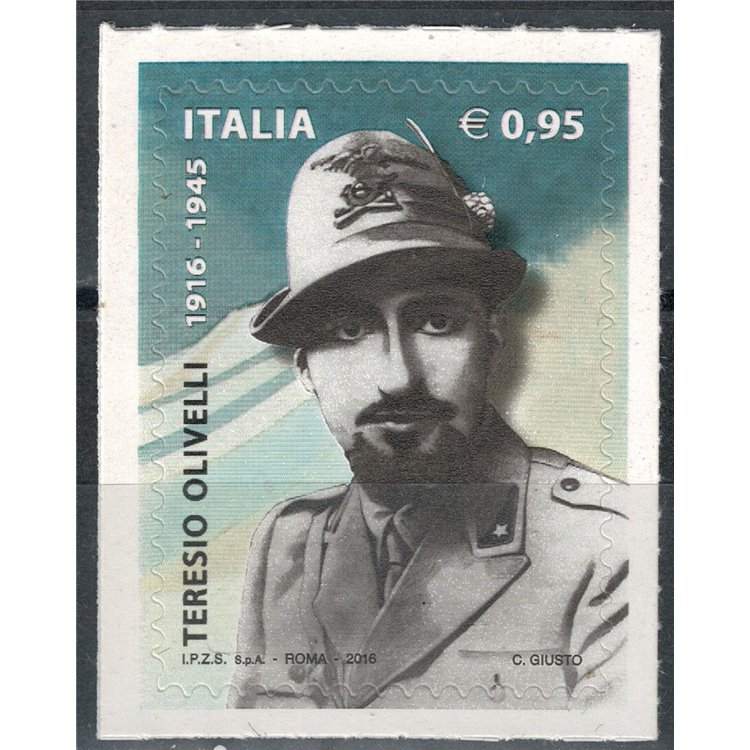 ITALIA 2016 Teresio Olivelli MNH**