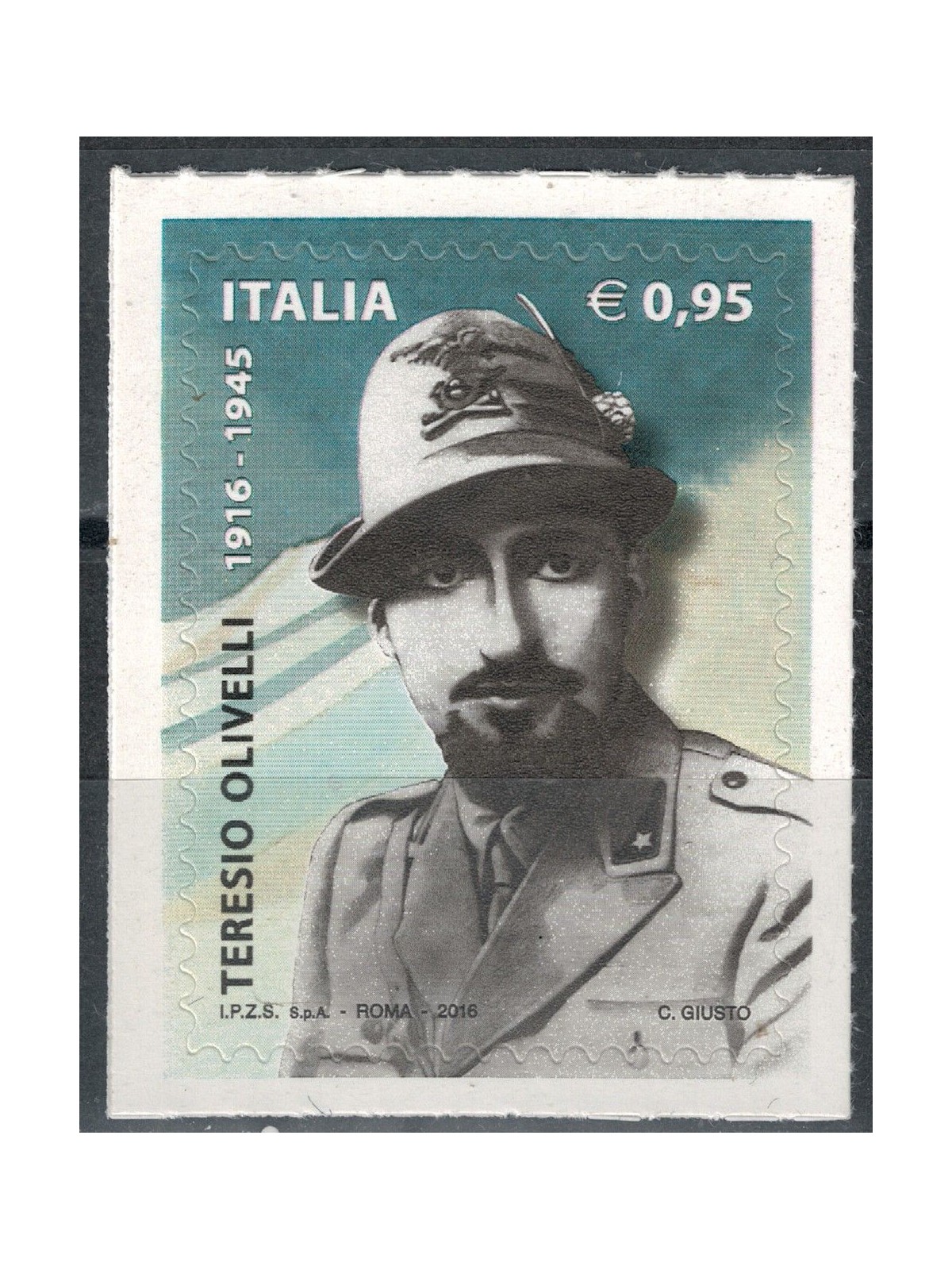 ITALIA 2016 Teresio Olivelli MNH**