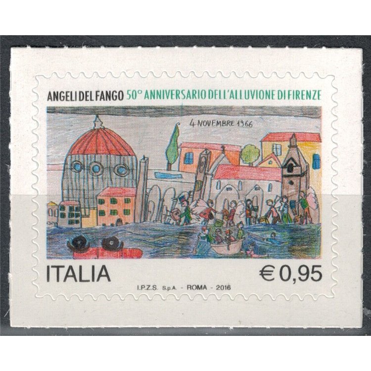 ITALIA 2016 Alluvione di Firenze MNH**
