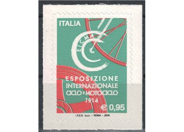 ITALY 2016 MNH Bicycle and Motorcycle Exhibition**