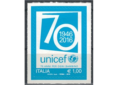 ITALIA 2016 Unicef MNH**
