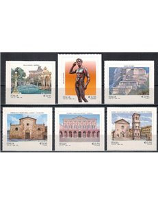 ITALIA 2016 Patrimonio artistico 6v MNH**