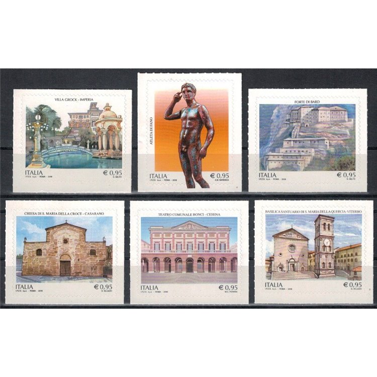 ITALY 2016 Artistic Heritage 6v MNH**
