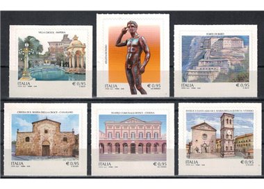 ITALIA 2016 Patrimonio artistico 6v MNH**