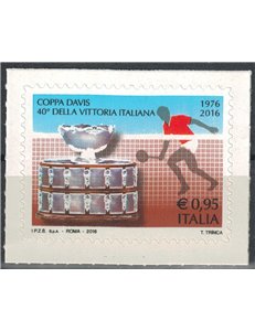 ITALIA 2016 Coppa Davis MNH**