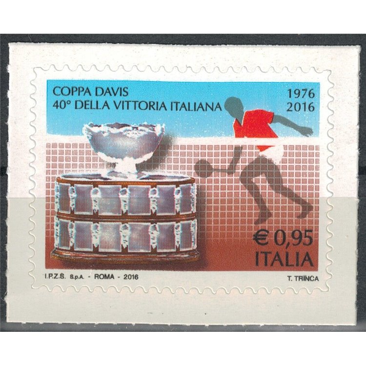 ITALY 2016 Davis Cup MNH**